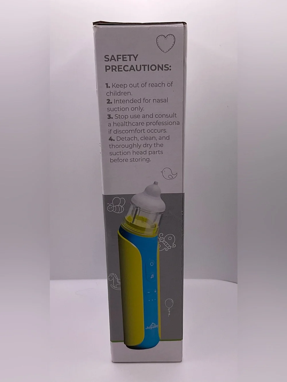 JoyJony SnotPro Baby Nasal Aspirator 3 Suction Levels Plays Music 0726-01